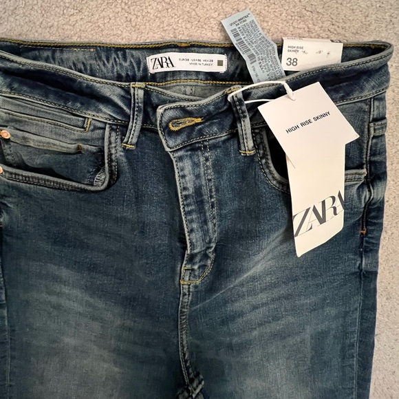 Zara high rise skinny Womens jeans - Picture 6 of 8